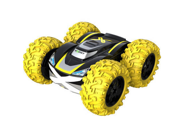 Радіокерований іграшковий автомобіль Silverlit Exost 360 CROSS II, 118 2,4 ГГц, жовтий (20257-3) - Фото 1