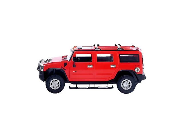 Радіокерований джип Hummer H2 35 см, акумуляторний, світло, гумові колеса, USB-зарядка PM1401RED - Фото 2