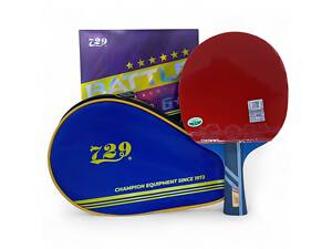 Ракетка 729 Battle 6 star Червоно-чорна (1651)