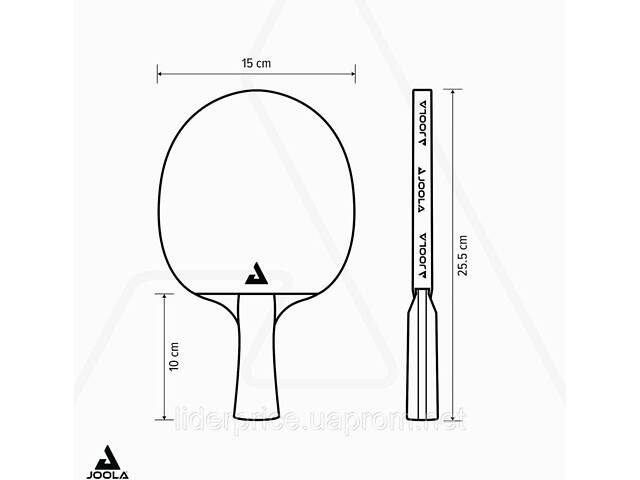 Ракетка для настільного тенісу Joola Carbon Control (54190), Оригінал! - Фото 7