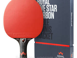 Ракетка для настільного тенісу Stiga Royal Carbon 5 Star FL (1215-2818-01), Оригінал!