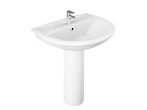 Раковина та ніжка RAK Ceramics Karla 60.5x83.5x48.5см (RAK0011) Білий