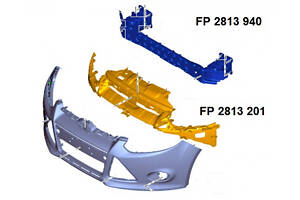 Рама переднього бампера Ford Focus mk3 11-14 новий новий неоригінал