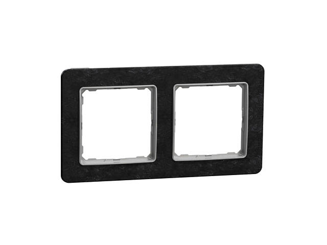 Рамка 2-пост Камінь 156х85х10mm ABS-UV [SDD391802] Sedna Design & Elements Schneider Electric - Фото 1