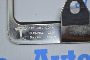 Рамка номерного знака хром Tesla Model 3 18-1138982-00-A