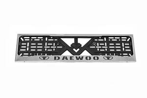 Рамка под номер хром Daewoo (1 шт, нержавейка) для Тюнинг Daewoo