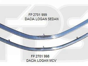 Рамка решітки на Dacia Logan,Дачія Логан седан SDN -08