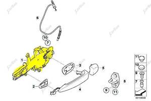 Рамка ручки дверей зовнішньої задньої лівої BMW X5 E70 (2010-2013) рестайл 51217137053