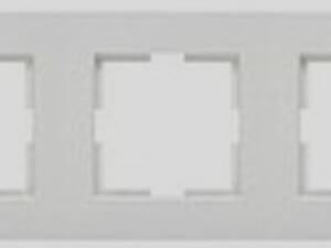 Рамка потрійна, горизонтальна (біла) Anestech