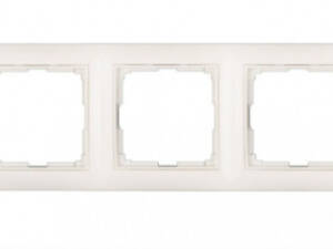 Рамка потрійна, горизонтальна (кремова) Anestech