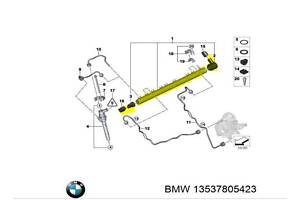 Рампа топливная BMW X5 E70 (2010-2013) рестайл, 13537805423