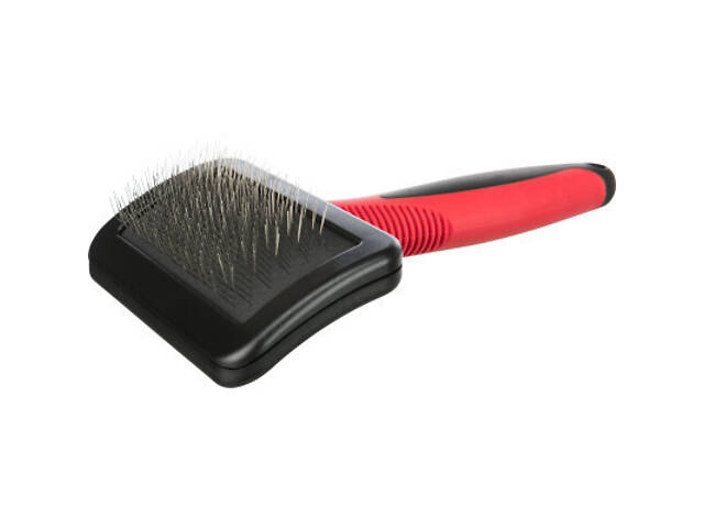 Гребінець для тварин Trixie Щітка-пуходерка 9х16 см (4011905240565) - Фото 1