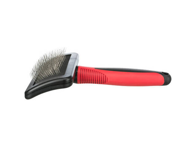 Гребінець для тварин Trixie Щітка-пуходерка 9х16 см (4011905240565) - Фото 2