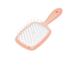 Расческа щетка для волос Superbrush Plus Hollow Comb Бежево-белый