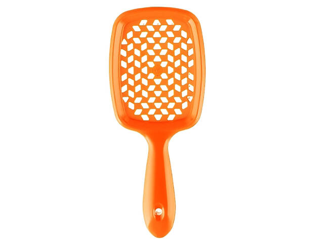 Расческа щетка для волос Superbrush Plus Hollow Comb Оранжевый - Фото 2