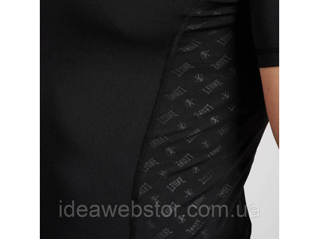 Спортивный мужской рашгард для тренировок единоборств кроссфита, Рашгард с длинным рукавом Leone DNA Black S. - Фото 7