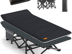 Розкладне ліжко шезлонг WCG CC-S01PM + матрац