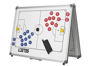 Розкладна тактична дошка SELECT Tactics board foldable - football (001) білий, 60х90