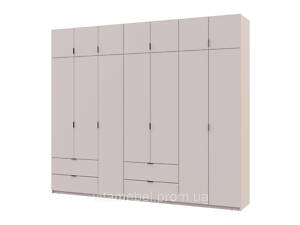 Розпашна Шафа для одягу Doros Лукас Кашемір 3+4 ДСП 280х50х240 (42005120)
