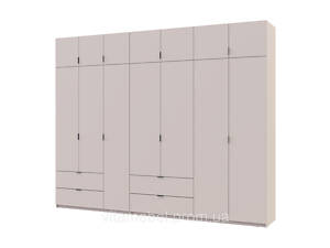 Розпашна Шафа для одягу Doros Лукас Кашемір 3+4 ДСП 300х50х240 (42005132)