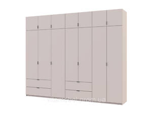Розпашна Шафа для одягу Doros Лукас Кашемір 3+4 ДСП 295х50х240 (42005124)