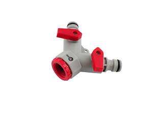 Распределитель Intertool - двухканальный 1/2', с внутренней резьбой 3/4' и 1'