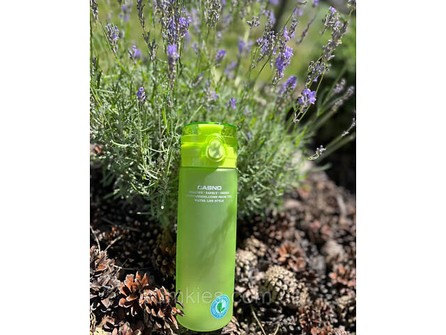 Розпродаж - Пляшка для води CASNO 650 мл KXN-1157 Зелена - Фото 2