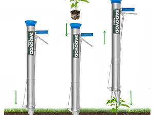 Розсадопосадковий пістолет ручний сажалка польська для посадки розсади 'Кальмар' Садовод SADOVOD