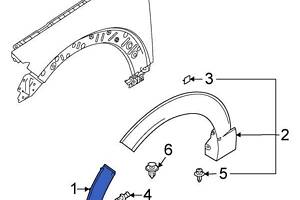 Расширитель арки крыла DGH951W81A