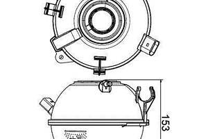 Расширительный бачок системы охлаждения