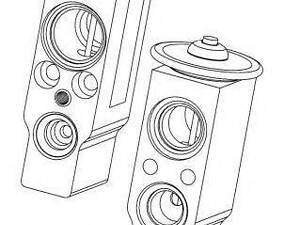 Расширительный клапан, кондиционер NRF 38374 на VW TRANSPORTER / CARAVELLE Mk IV автобус (70XB, 70XC, 7DB, 7DW)