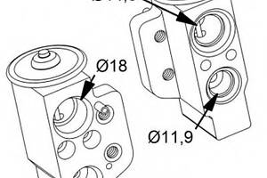 Розширювальний клапан кондиціонера