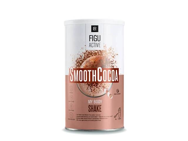 Растворимый коктейль для контроля веса со вкусом шоколада Smooth Cocoa LR Figu Active 496 г (81243) - Фото 1