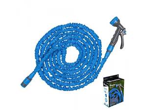 Растягивающийся шланг (комплект) TRICK HOSE 15-45м – голубой Bradas