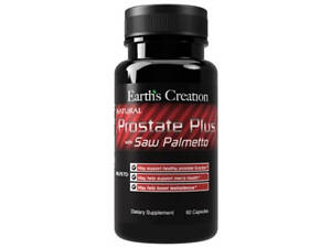 Растительный комплекс для простаты Earths Creation Natural Prostate Plus with Saw Palmetto 60 caps