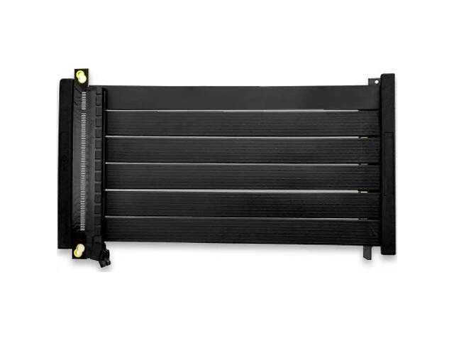 Райзер PcCooler Vertical GPU RISER CABLE PCI-E BK 4.0 185мм PCI-E4.0X16 Чор (RC185 BK 4.0) - Фото 1
