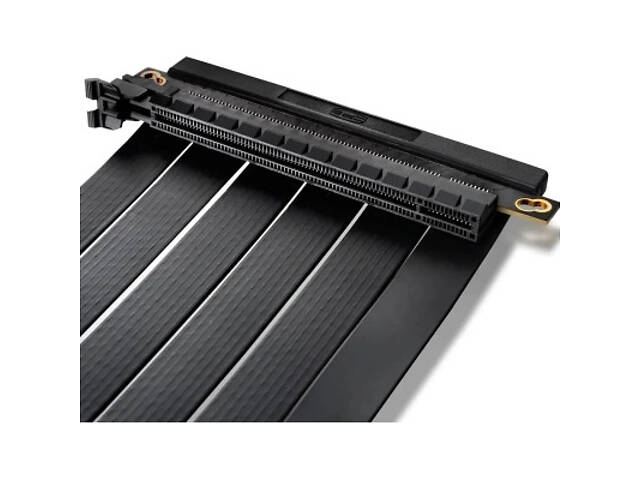 Райзер PcCooler Vertical GPU RISER CABLE PCI-E BK 4.0 185мм PCI-E4.0X16 Чор (RC185 BK 4.0) - Фото 5