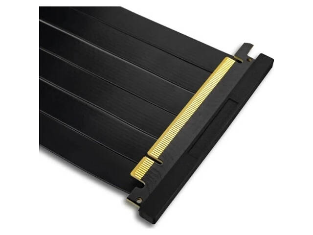 Райзер PcCooler Vertical GPU RISER CABLE PCI-E BK 4.0 185мм PCI-E4.0X16 Чор (RC185 BK 4.0) - Фото 6