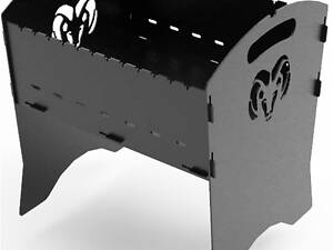 Розбірний мангал Dodge (3 мм + чохол)