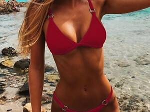 Роздільний купальник жіночий GLANE Червоний M