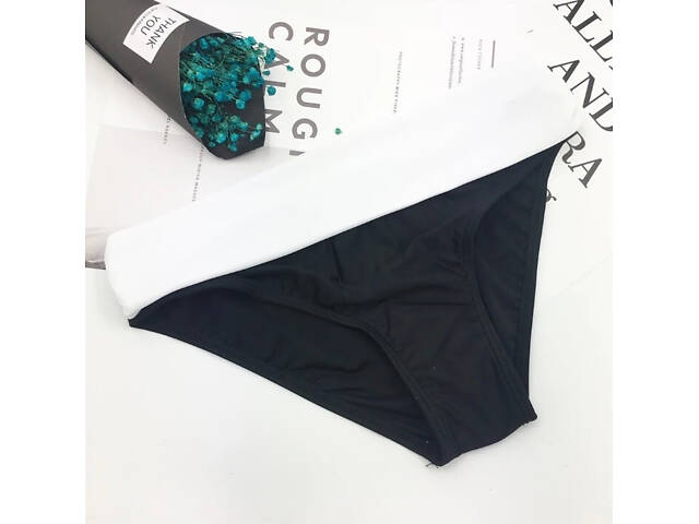 Роздільний купальник жіночий ISHOWTIENDA Чорно-білий - Фото 9