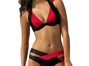 Роздільний купальник жіночий ISHOWTIENDA Червоний S