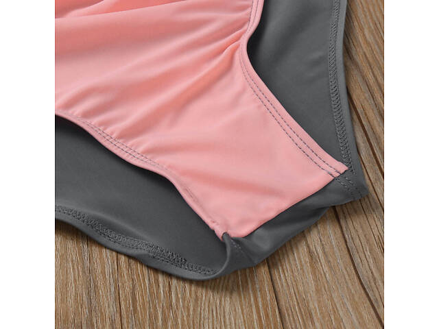 Роздільний купальник жіночий ISHOWTIENDA Сіро-рожевий - Фото 3