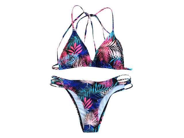 Роздільний купальник жіночий ISHOWTIENDA Синій XL - Фото 2