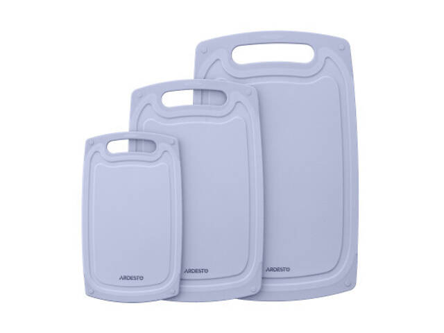 Обробна дошка Ardesto Gemini 33 х 20 х 0.85 см пластик, сірий (AR1433GR) - Фото 4