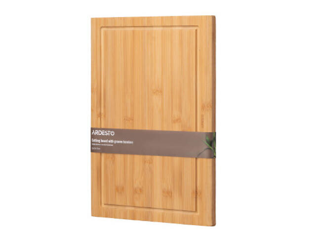 Обробна дошка Ardesto Midori 33 х 22 х 1.5 см, бамбук (AR1433BA) - Фото 1