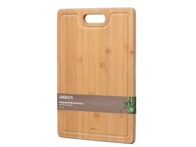 Обробна дошка Ardesto Midori, 40 х 30 х 1.5 см, бамбук (AR1440BAM) - Фото 1