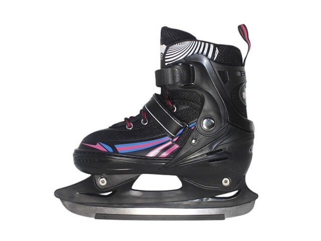 Раздвижные коньки из PVC,ткани и стали. Размер: M р.35-38 (21-24см) B812-M-B - Фото 4