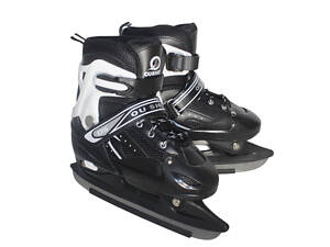 Раздвижные коньки из PVC,ткани и стали. Размер: S р.31-34 (17-20см) B031-S-B