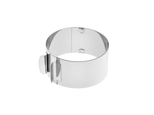 Розсувна форма кільце кондитерське для випікання та збирання бенто-тортів та викладення салатів 12-20 см (H 6.5 см) - Фото 9